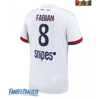 Paris Saint-Germain Fabian Ruiz #8 Tricou Fotbal Replică 2025-26 Barbati Deplasare